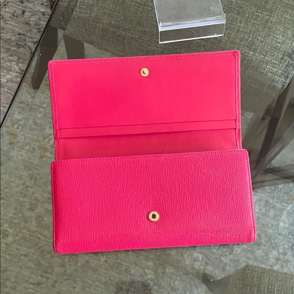MCM Fuchsia Leather Wallet - Picture 5 of 8
